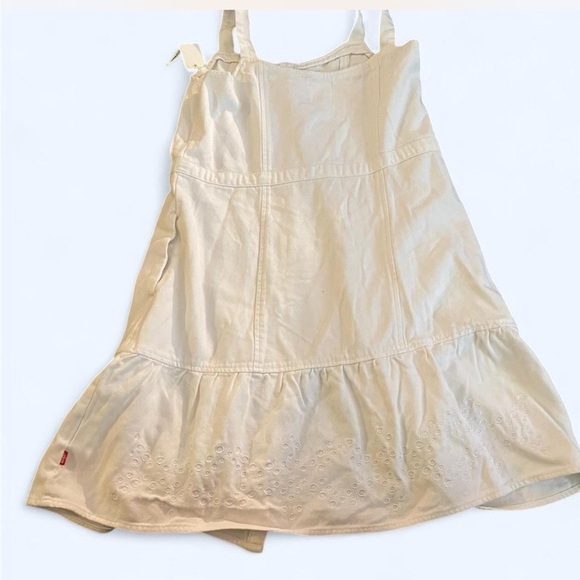 Levi's White Ruffled Tiered Sundress - Picture 2 of 5